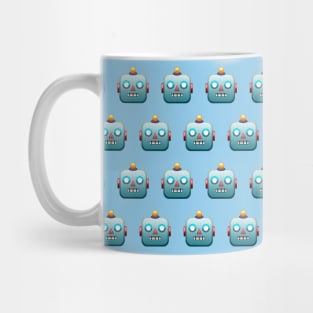 Emoji Robot Pattern Mug